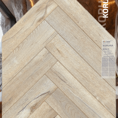Ламинат CBM Koruna Дуб Рабс 824 венгерская елка 606,8×101,1×12