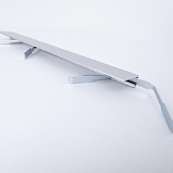 Микроплинтус алюминиевый TeckWood М-6 Серебро матовое 2000×6×15