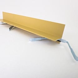 Микроплинтус алюминиевый TeckWood L-20 Бежевый Муар RAL 1001 2000×20×16