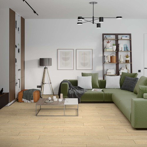 Кварцвиниловый SPC ламинат Damy Floor Family Дуб Латте Latte Oak 0030-2 1220×180×4