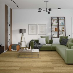 Кварцвиниловый SPC ламинат Damy Floor Family Дуб Золотой Golden Oak 190902EL-07F 1220×180×4