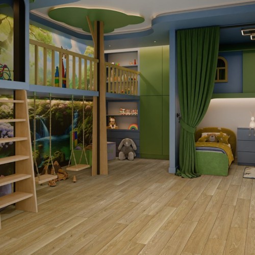 Кварцвиниловый SPC ламинат Damy Floor Family Дуб Медовый Honey Oak DF03-F 1220×180×4