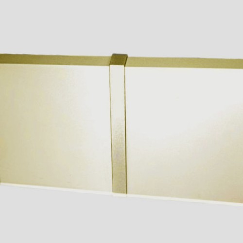 Соединитель алюминиевый для плинтуса Modern Decor золото матовое 70 мм