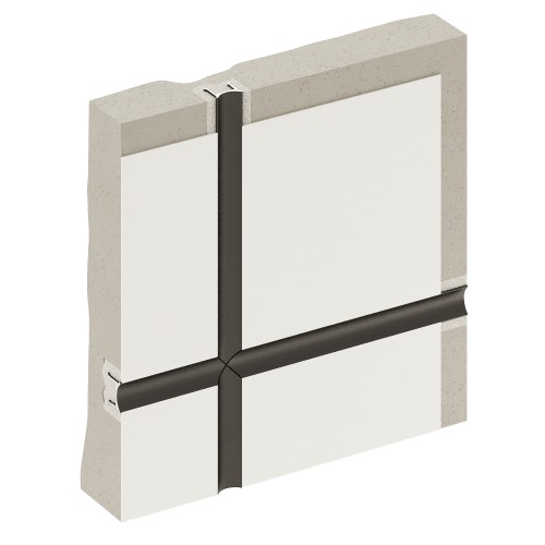 Профиль алюминиевый теневой разделительный Decaro D007 черный 3000×12,5×15 Профиль алюминиевый теневой разделительный Decaro D007 черный 3000×12,5×15