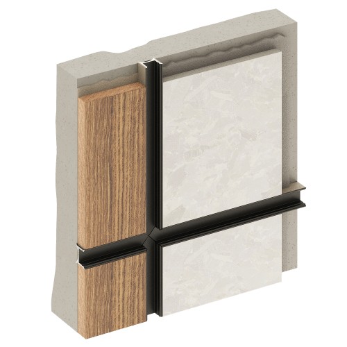 Профиль алюминиевый теневой разделительный Decaro D007 черный 3000×12,5×15 Профиль алюминиевый теневой разделительный Decaro D007 черный 3000×12,5×15