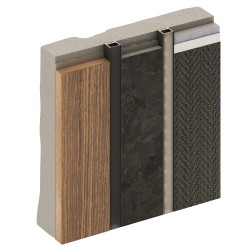 Рассеиватель Decaro DR11B Черный 3000×11×5