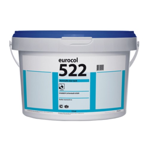 Клей для винилового пола Forbo Eurocol 522 Eurosafe Star Tack водно-дисперсионный 13 кг