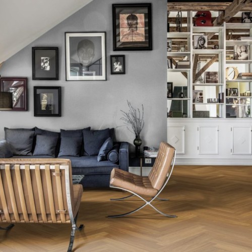 Инженерная доска Kahrs Дуб AB Natural 111PABEKF0KE600 Calm венгерская елка 600×120×11