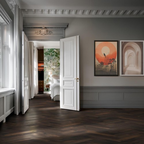 Инженерная доска Kahrs Дуб CD Smoked Dark 111PCDEKFCKE600 Lively венгерская елка 600×120×11