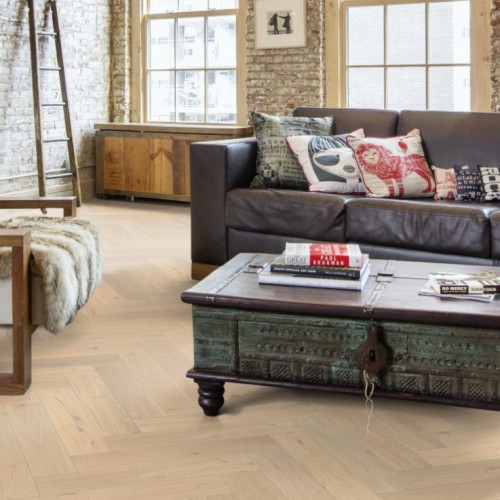 Инженерная доска Kahrs Дуб CD Creme White 111PCDEKFVKE600 Lively венгерская елка 600×120×11