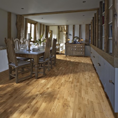 Паркетная доска Kahrs Европейская Дуб Арденны Ardenne 153N66EK09KW240 Lively 2423×200×15