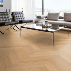 Паркетная доска Kahrs Life Authentic Herringbone Oak Chamomille Left LTCLRW5001L-121 Calm венгерская елка 593×121×10