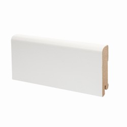 Плинтус МДФ крашеный Ликорн K-02 Белый RAL 9003 2050×70×16
