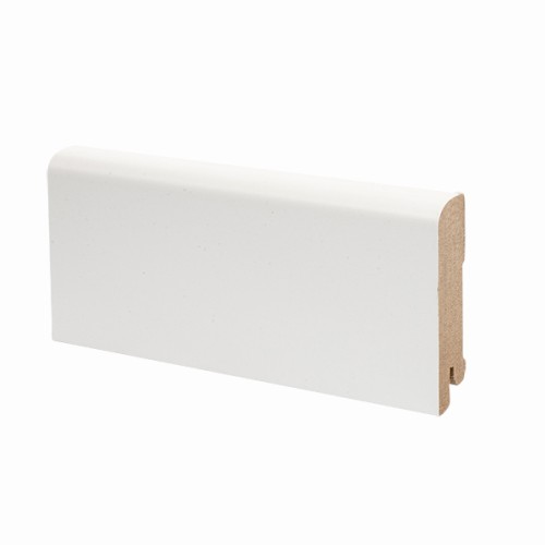 Плинтус МДФ крашеный Ликорн K-02 Белый RAL 9003 2050×70×16