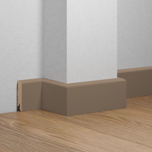 Плинтус МДФ крашеный Ликорн K-02 Бежево-серый RAL 7006 2050×70×16