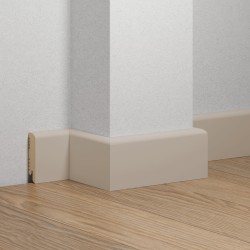 Плинтус МДФ крашеный Ликорн K-02 Серый шелк RAL 7044 2050×70×16