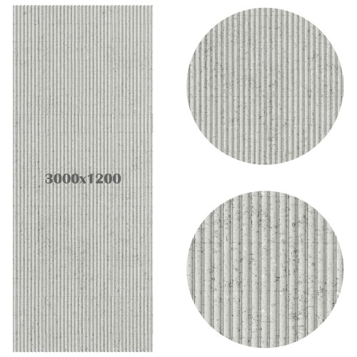 Гибкий камень Decaro Flex Stone Рифленый Чеппо Bricks Ceppo Grey D1021 3000×1200×6-7