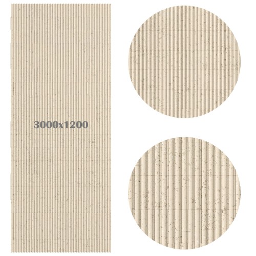 Гибкий камень Decaro Flex Stone Рифленый Чеппо Bricks Ceppo Ivory D1017 3000×1200×6-7