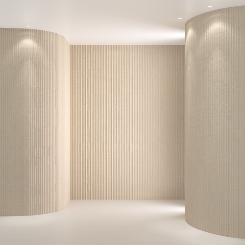 Гибкий камень Decaro Flex Stone Рифленый Чеппо Bricks Ceppo Ivory D1017 3000×1200×6-7