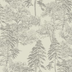 Обои Milassa Ambient vol.4 Лесной этюд Рисунок на кофейной бумаге AM5 001 10,05×1