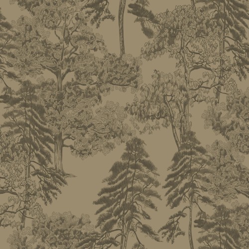 Обои Milassa Ambient vol.4 Лесной этюд Умбровый лес AM5 005/1 10,05×1