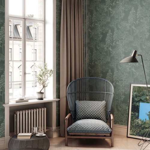 Обои Milassa Ambient vol.4 Лесной этюд Весенняя гроза AM5 008 10,05×1