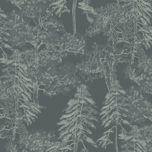 Обои Milassa Ambient vol.4 Лесной этюд Весенняя гроза AM5 008 10,05×1