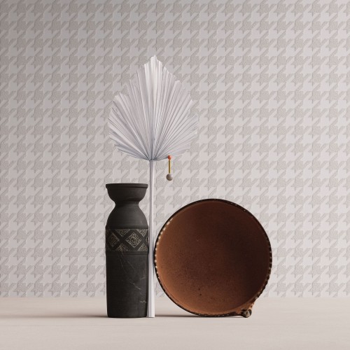 Обои под покраску Milassa Wall Booster Гусиная лапка Houndstooth WB STR20 001 10,05×1 Обои под покраску Milassa Wall Booster Гусиная лапка Houndstooth WB STR20 001 10,05×1