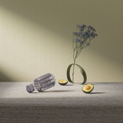 Обои под покраску Milassa Wall Booster Трикотажный зигзаг Chevron Knitting WB STR24 001 10,05×1