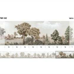 Панно Loymina Панорама нежных парков PNR1 002 3×1
