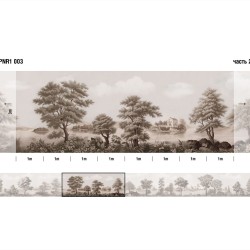 Панно Loymina Панорама нежных парков PNR1 003 3×1