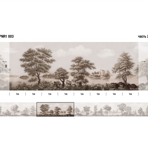 Панно Loymina Панорама нежных парков PNR1 003 3×1 Панно Loymina Панорама нежных парков PNR1 003 3×1