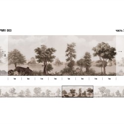 Панно Loymina Панорама нежных парков PNR1 003 3×1