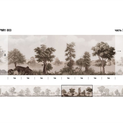 Панно Loymina Панорама нежных парков PNR1 003 3×1 Панно Loymina Панорама нежных парков PNR1 003 3×1