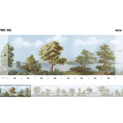 Панно Loymina Панорама нежных парков PNR1 005 3×1