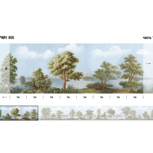 Панно Loymina Панорама нежных парков PNR1 005 3×1 Панно Loymina Панорама нежных парков PNR1 005 3×1