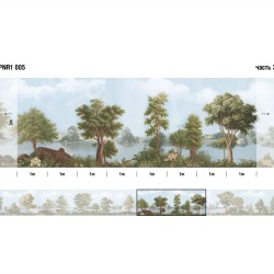Панно Loymina Панорама нежных парков PNR1 005 3×1
