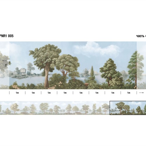 Панно Loymina Панорама нежных парков PNR1 005 3×1 Панно Loymina Панорама нежных парков PNR1 005 3×1
