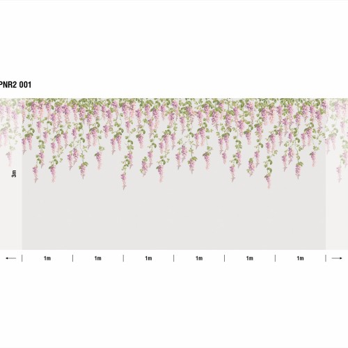 Панно Loymina Панорама Лиловый дождь PNR2 001 3×1 Панно Loymina Панорама Лиловый дождь PNR2 001 3×1
