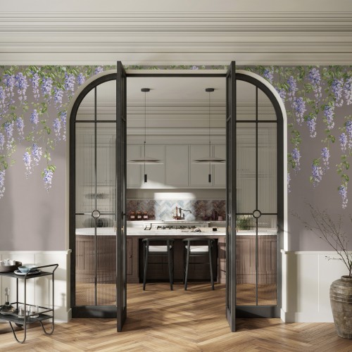 Панно Loymina Панорама Лиловый дождь PNR2 009 3×1 Панно Loymina Панорама Лиловый дождь PNR2 009 3×1