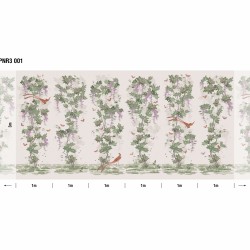 Панно Loymina Панорама Шинуазри: райский сад PNR3 001 3×1