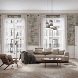 Панно Loymina Панорама Шинуазри: райский сад PNR3 001 3×1