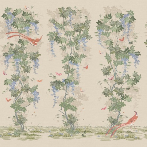 Панно Loymina Панорама Шинуазри: райский сад PNR3 001/1 3×1 Панно Loymina Панорама Шинуазри: райский сад PNR3 001/1 3×1