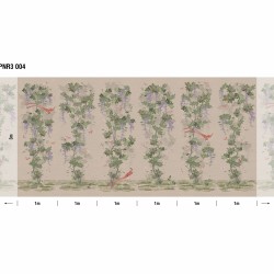 Панно Loymina Панорама Шинуазри: райский сад PNR3 004 3×1