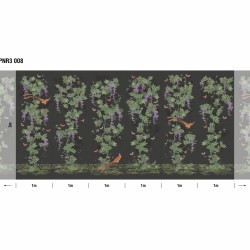 Панно Loymina Панорама Шинуазри: райский сад PNR3 008 3×1