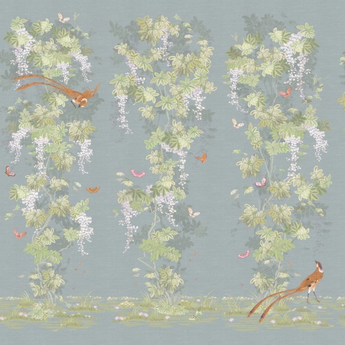 Панно Loymina Панорама Шинуазри: райский сад PNR3 018 3×1 Панно Loymina Панорама Шинуазри: райский сад PNR3 018 3×1