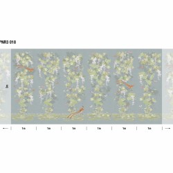 Панно Loymina Панорама Шинуазри: райский сад PNR3 018 3×1