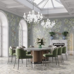 Панно Loymina Панорама Шинуазри: райский сад PNR3 018 3×1