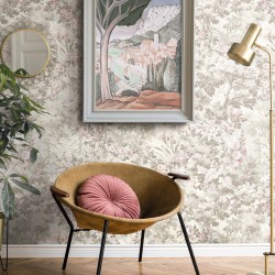 Панно Loymina Панорама Английский сад: панорамный паттерн PNR4 001 3×1