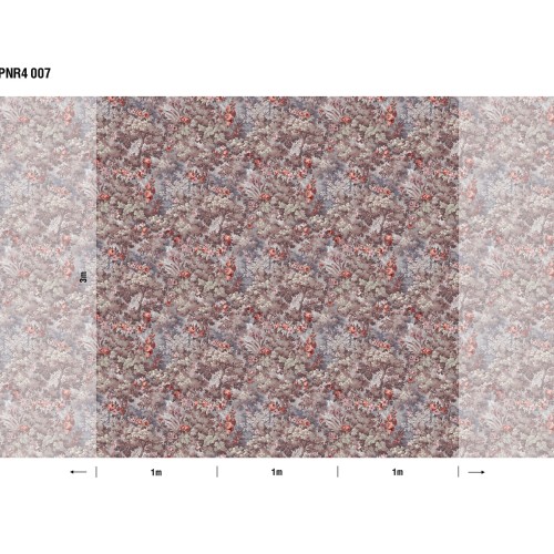 Панно Loymina Панорама Английский сад: панорамный паттерн PNR4 007 3×1 Панно Loymina Панорама Английский сад: панорамный паттерн PNR4 007 3×1